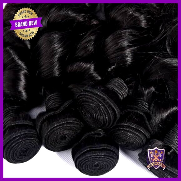 4 Bundle Raw Body Wave Human Hair Extensions 18-24 Inch Quick Weave main image 5